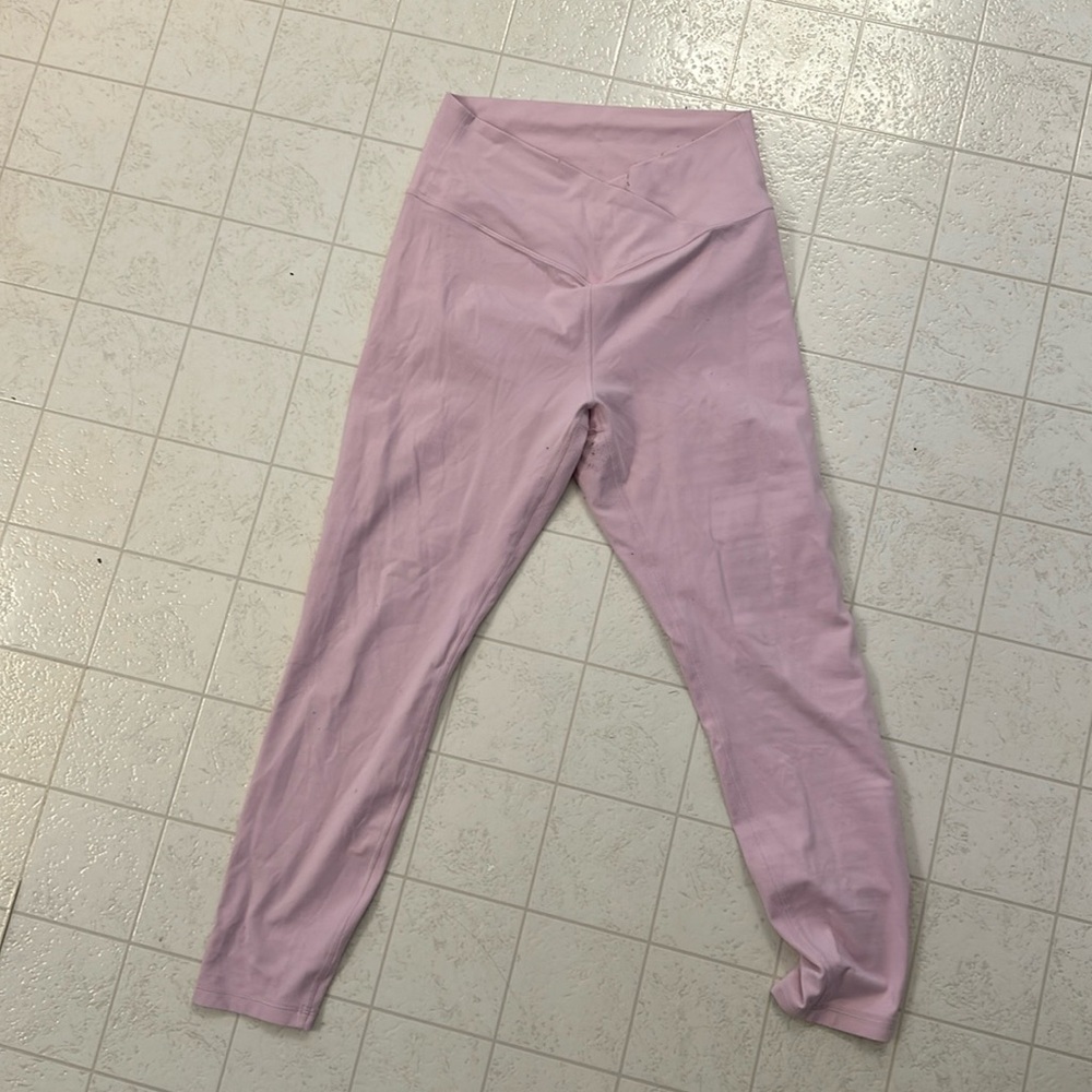 CRZ Yoga Butterluxe Pink Crossover Legging